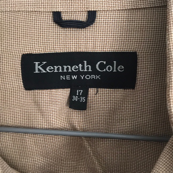 Kenneth Cole 17 x 34-35 cotton button down shirt - Picture 5 of 6